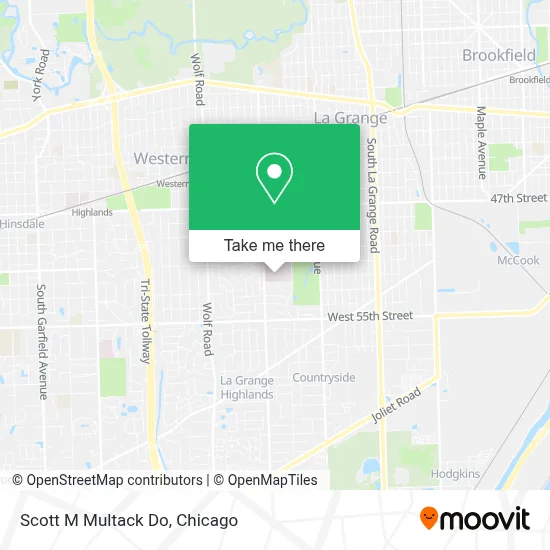 Scott M Multack Do map