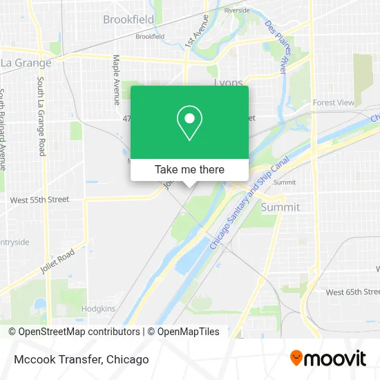 Mccook Transfer map