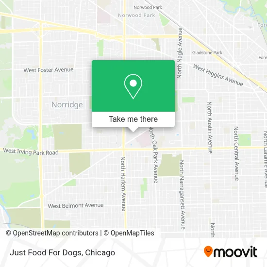 Just Food For Dogs map