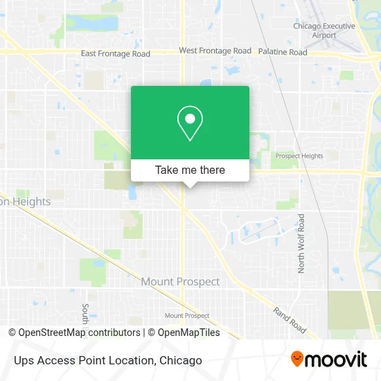 Ups Access Point Location map