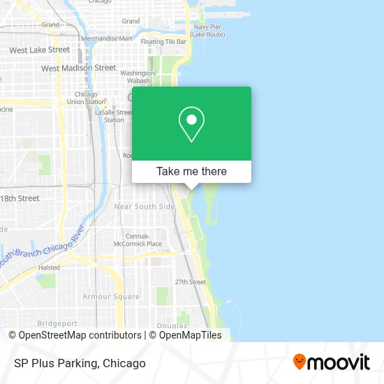 SP Plus Parking map