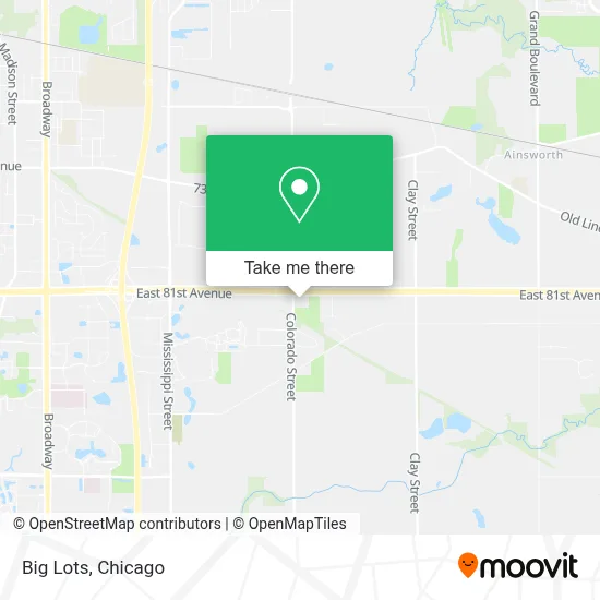 Big Lots map