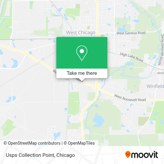 Usps Collection Point map