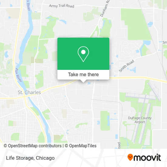 Life Storage map