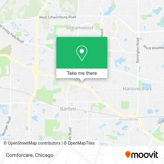 Comforcare map