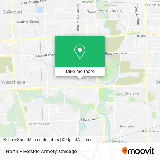 North Riverside Armory map