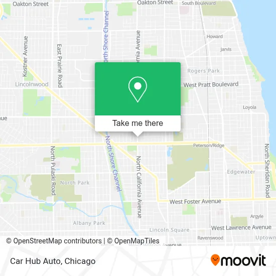 Car Hub Auto map