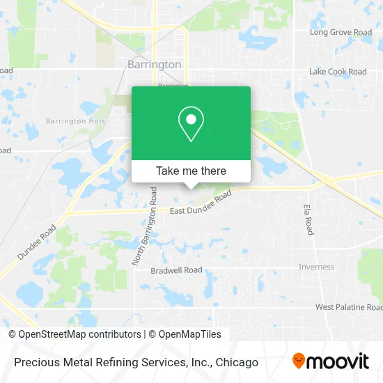 Precious Metal Refining Services, Inc. map