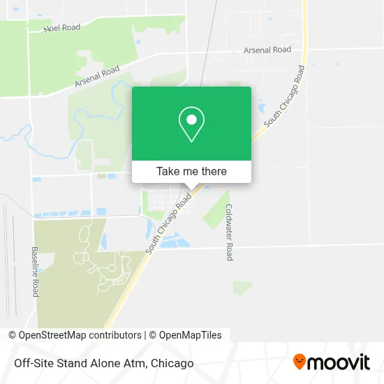Off-Site Stand Alone Atm map