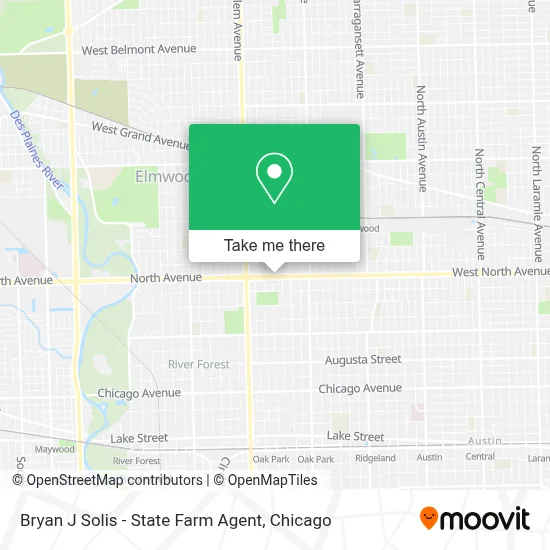 Bryan J Solis - State Farm Agent map