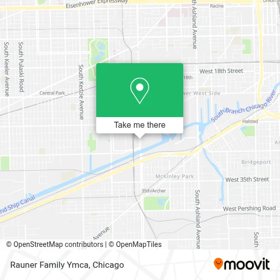 Rauner Family Ymca map