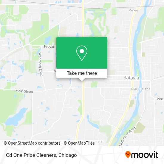 Cd One Price Cleaners map