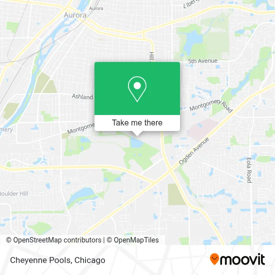 Cheyenne Pools map