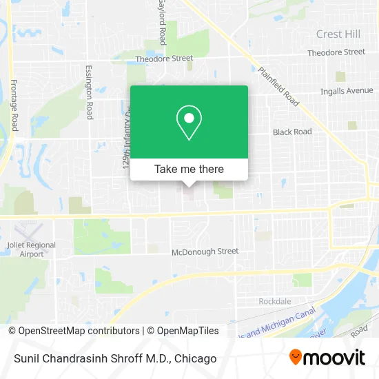Sunil Chandrasinh Shroff M.D. map
