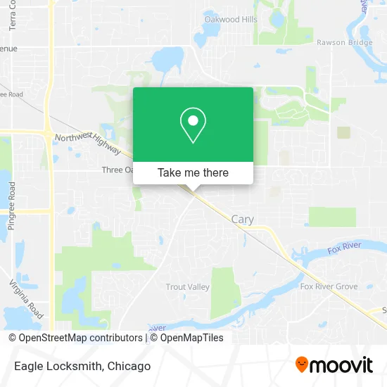 Eagle Locksmith map