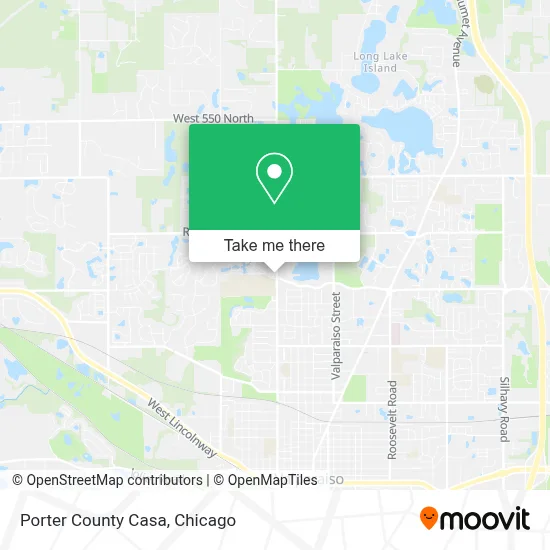 Porter County Casa map