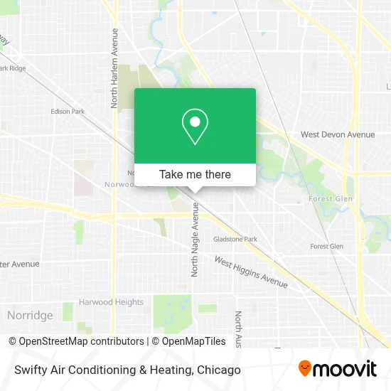 Swifty Air Conditioning & Heating map