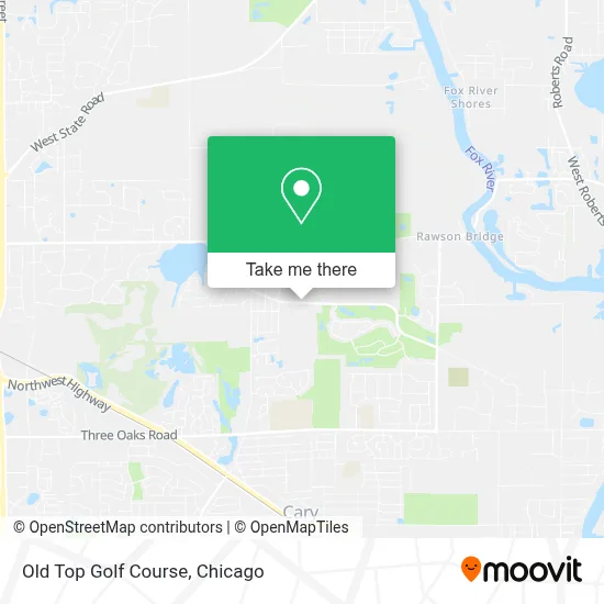 Old Top Golf Course map