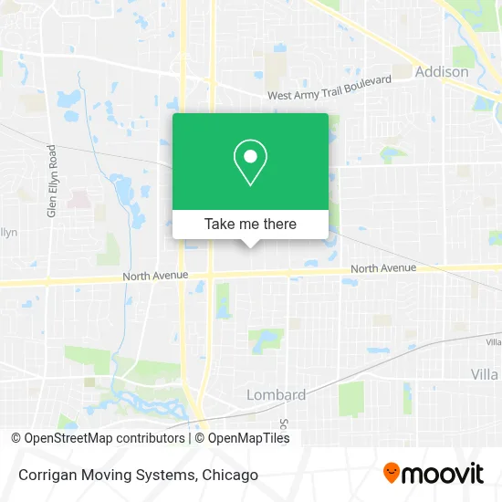 Corrigan Moving Systems map