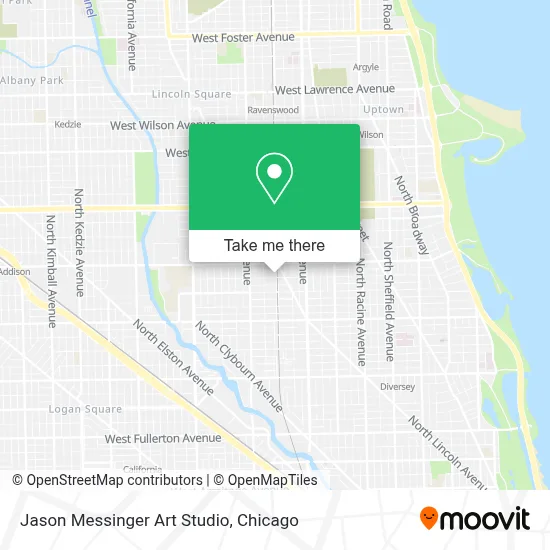 Jason Messinger Art Studio map