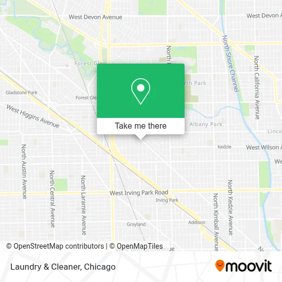Laundry & Cleaner map