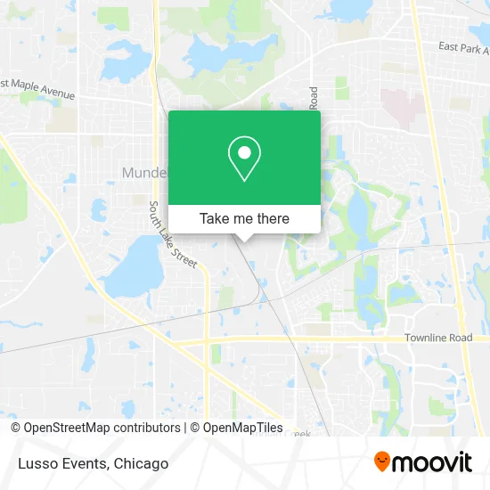 Lusso Events map