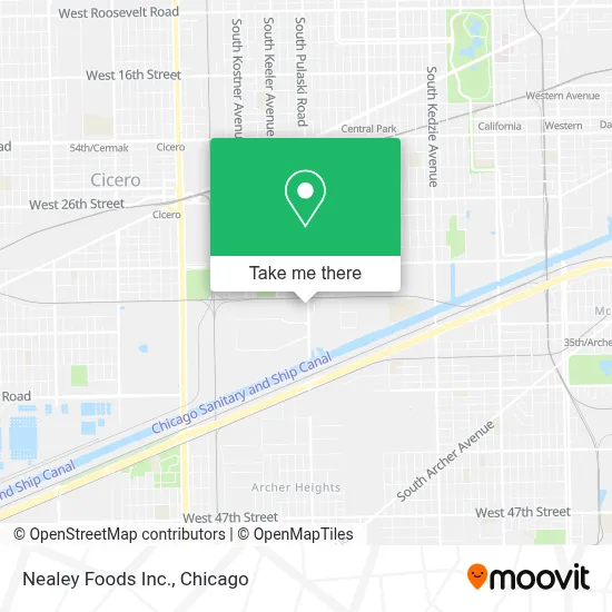Nealey Foods Inc. map