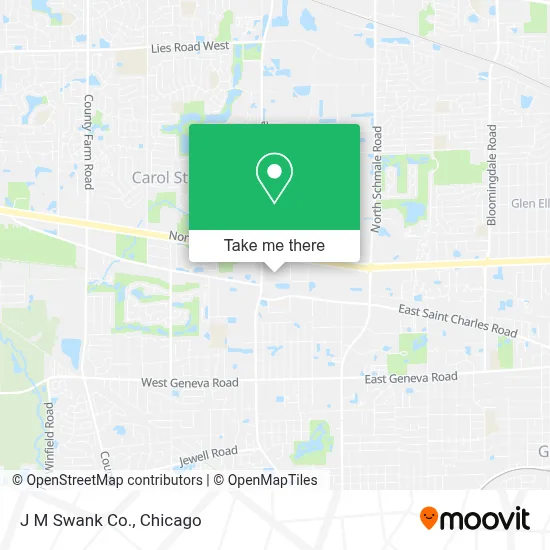 J M Swank Co. map