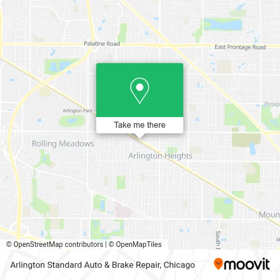 Arlington Standard Auto & Brake Repair map