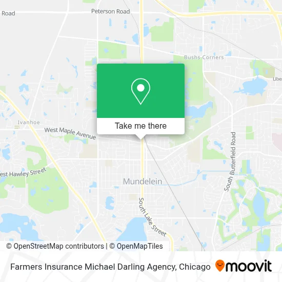 Farmers Insurance Michael Darling Agency map