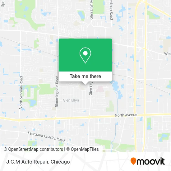 J.C.M Auto Repair map