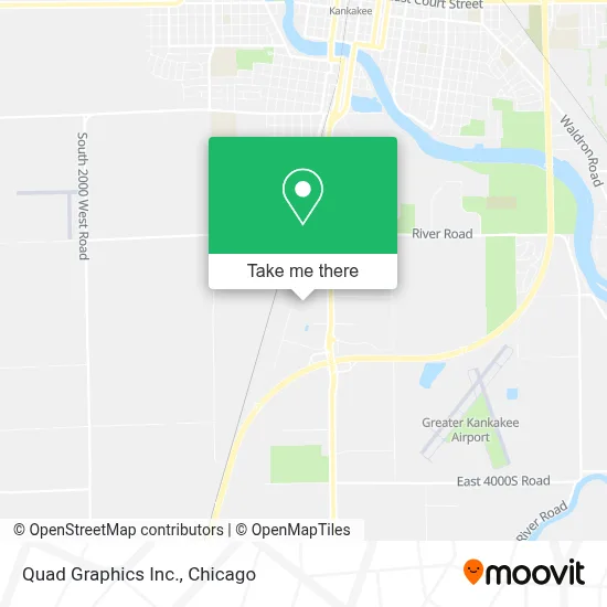 Quad Graphics Inc. map