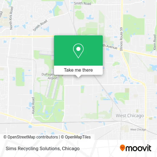 Sims Recycling Solutions map