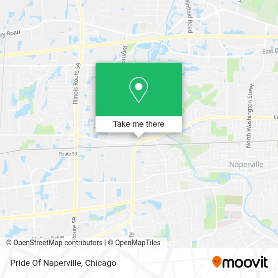 Pride Of Naperville map