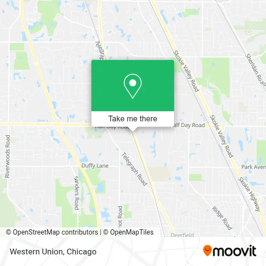 Western Union map