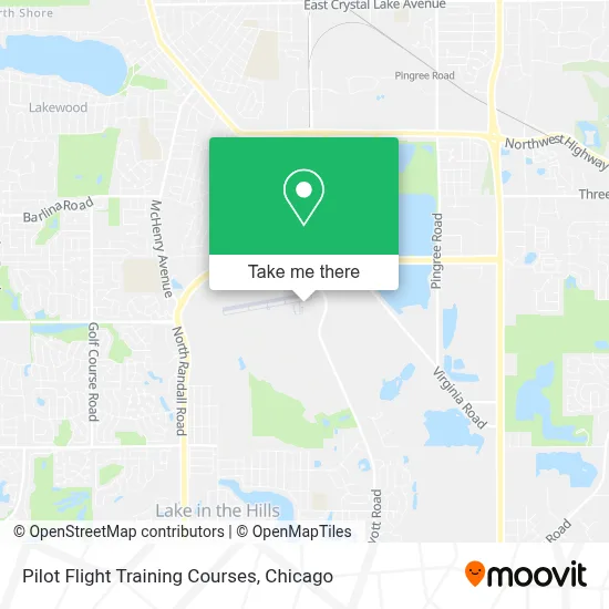 Pilot Flight Training Courses map