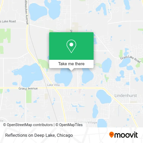 Reflections on Deep Lake map