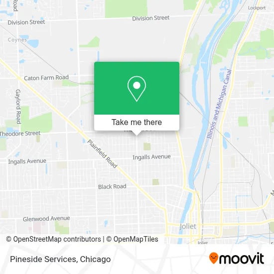 Pineside Services map