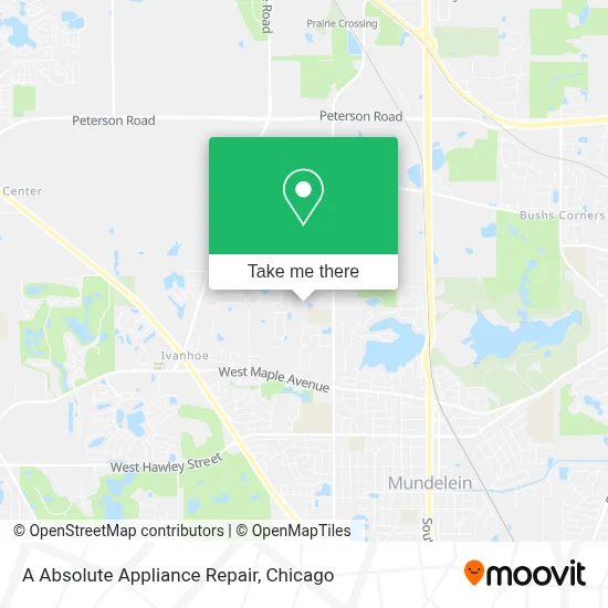 A Absolute Appliance Repair map