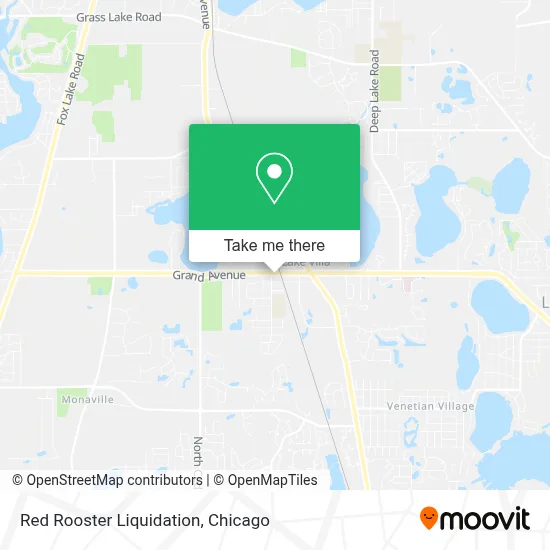 Red Rooster Liquidation map