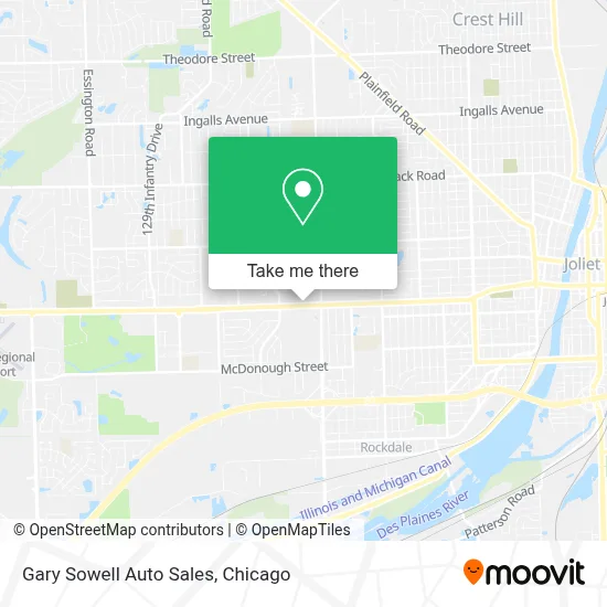 Gary Sowell Auto Sales map