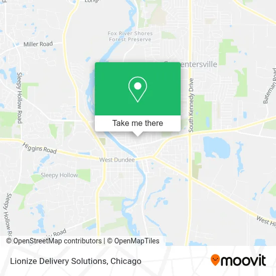 Lionize Delivery Solutions map
