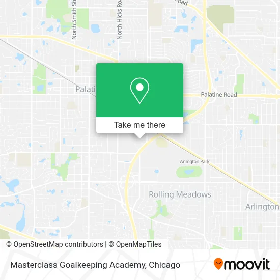 Masterclass Goalkeeping Academy map