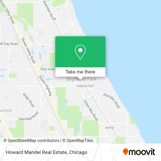Howard Mandel Real Estate map