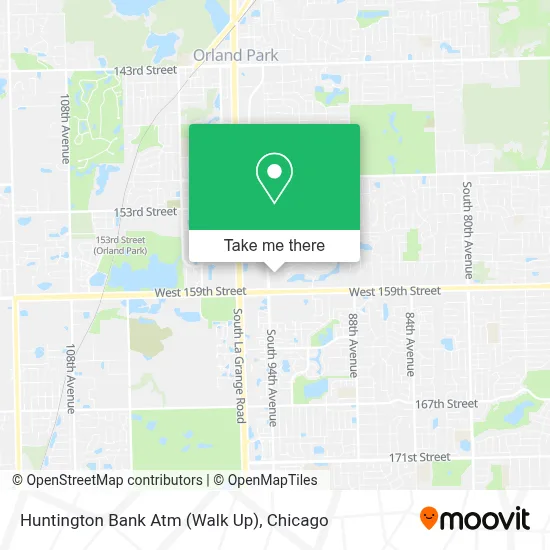 Huntington Bank Atm (Walk Up) map