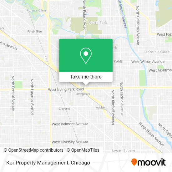 Kor Property Management map