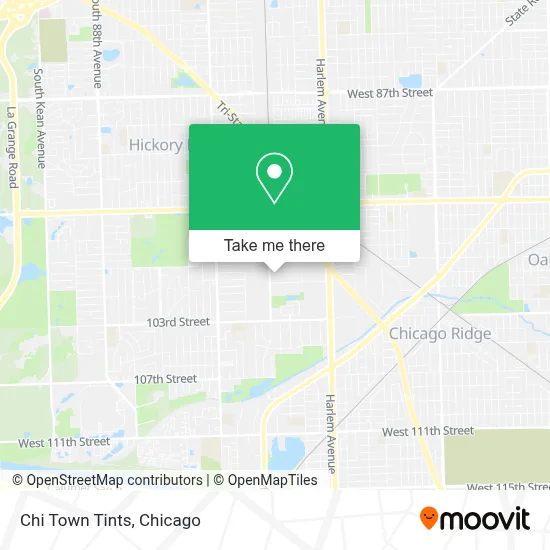 Chi Town Tints map