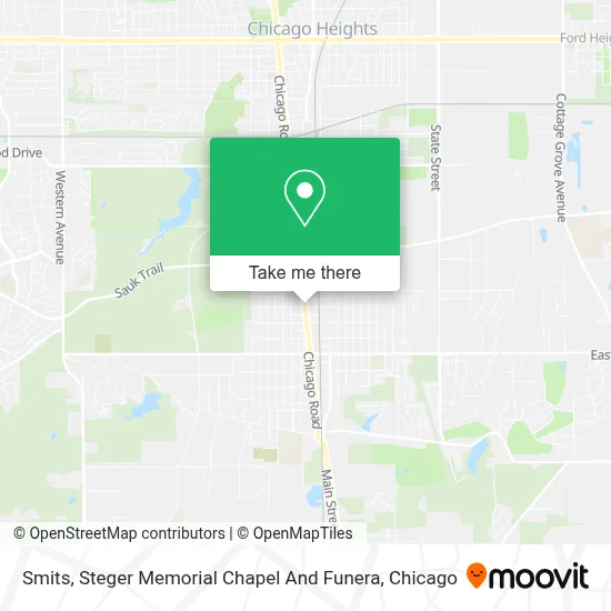 Smits, Steger Memorial Chapel And Funera map