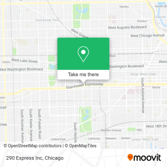 290 Express Inc map