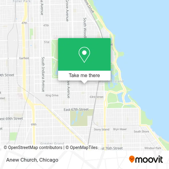 Anew Church map